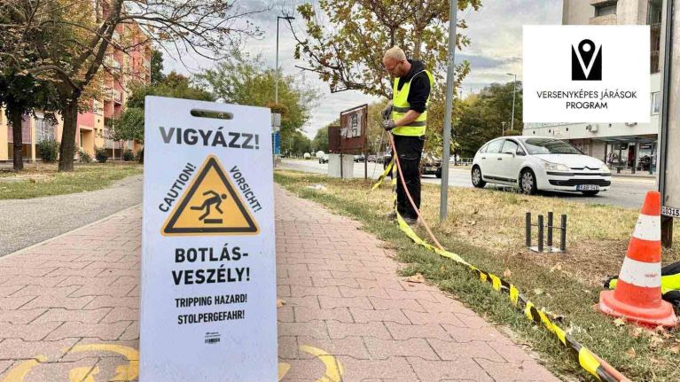 Intelligens gyalogosvédelmi rendszereket alakítanak ki Szolnokon