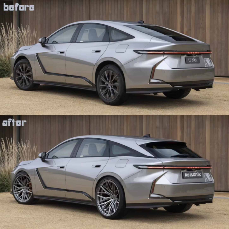 Digitális formában már elkészült az új Lexus ES kombi változata