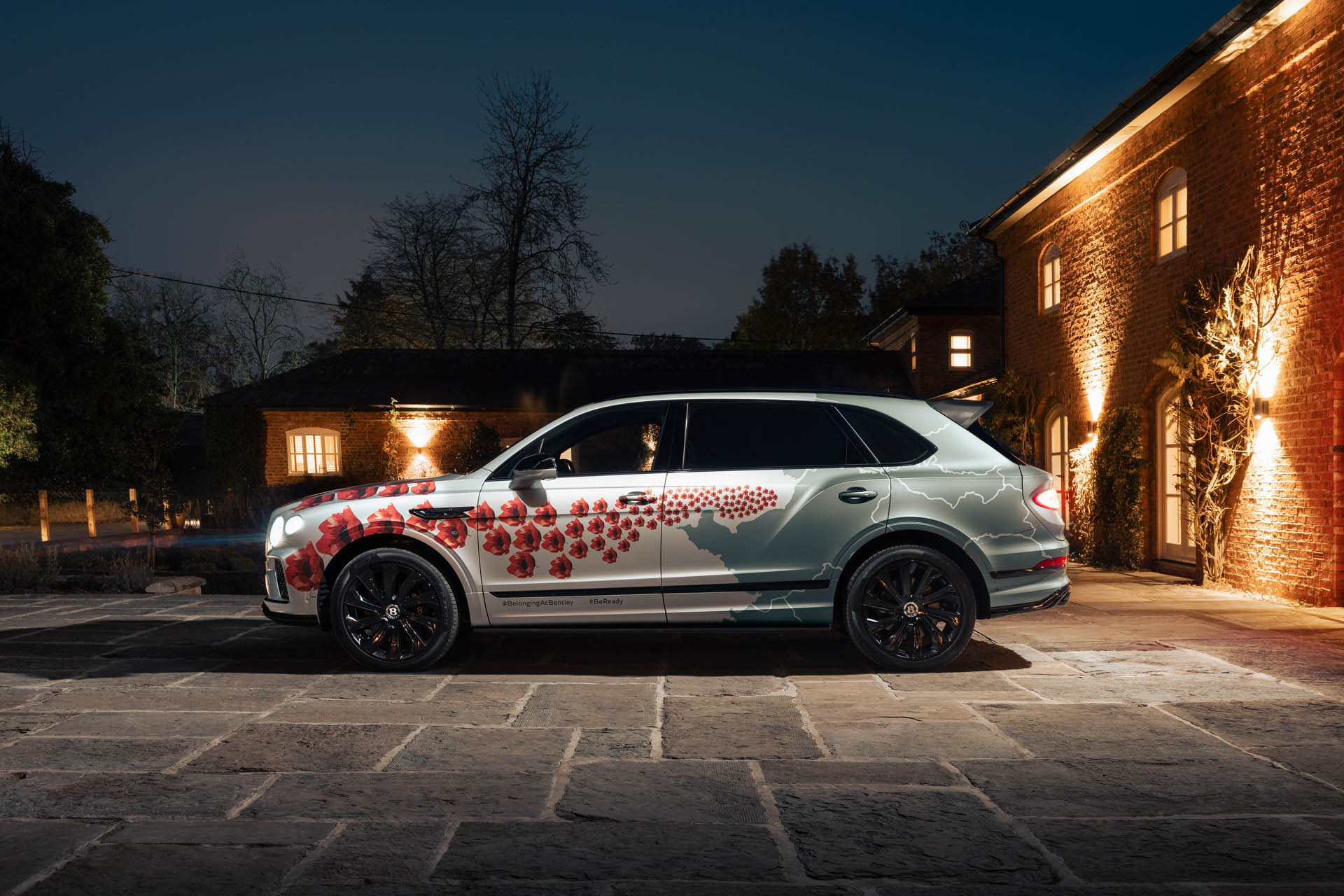 Bentley - Remembrance Day - Poppy Car 2024 02