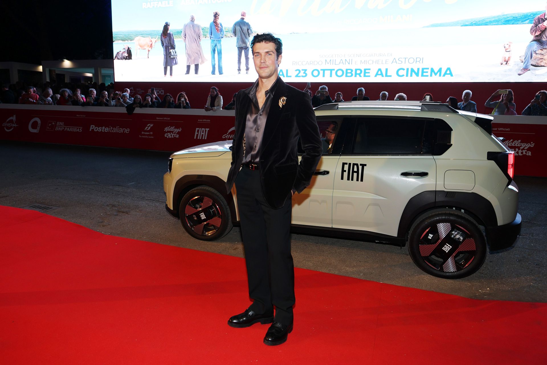 RobertoBolleontheredcarpetattheRomeFilmFest