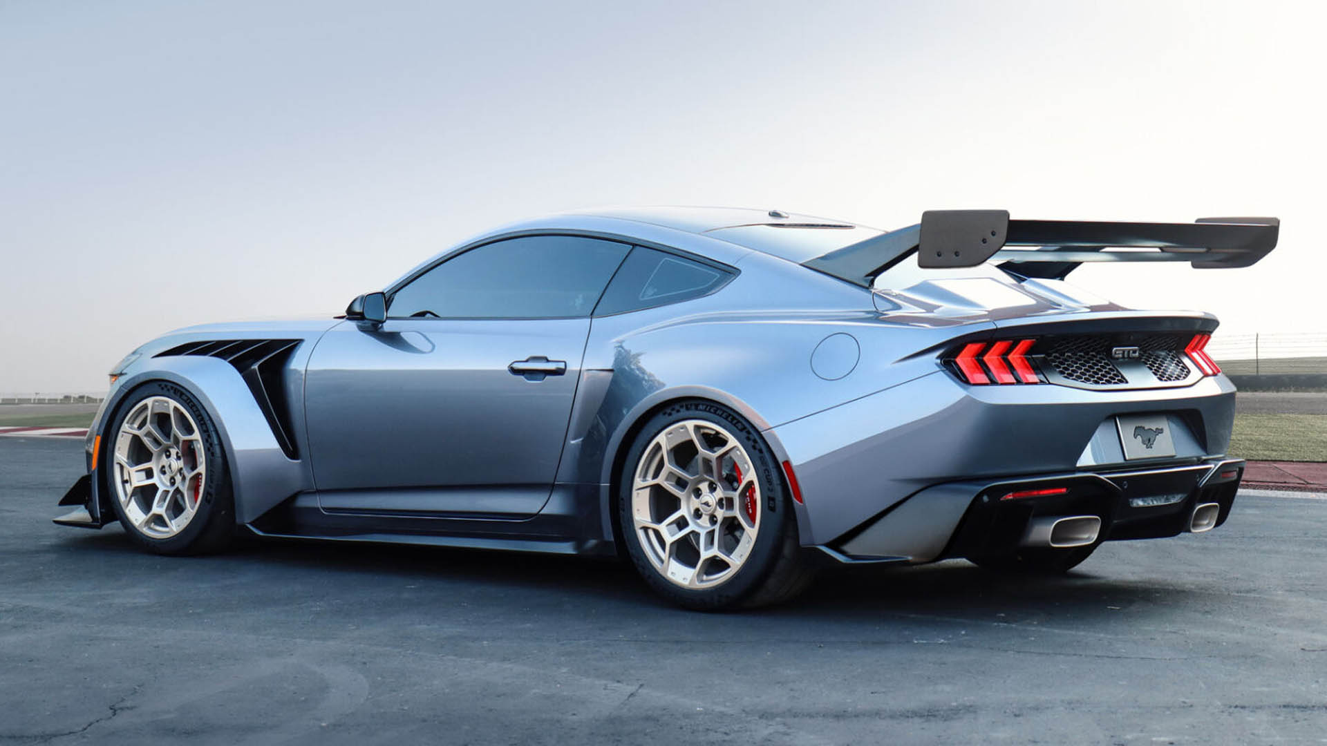 Ford Mustang GTD on Track
