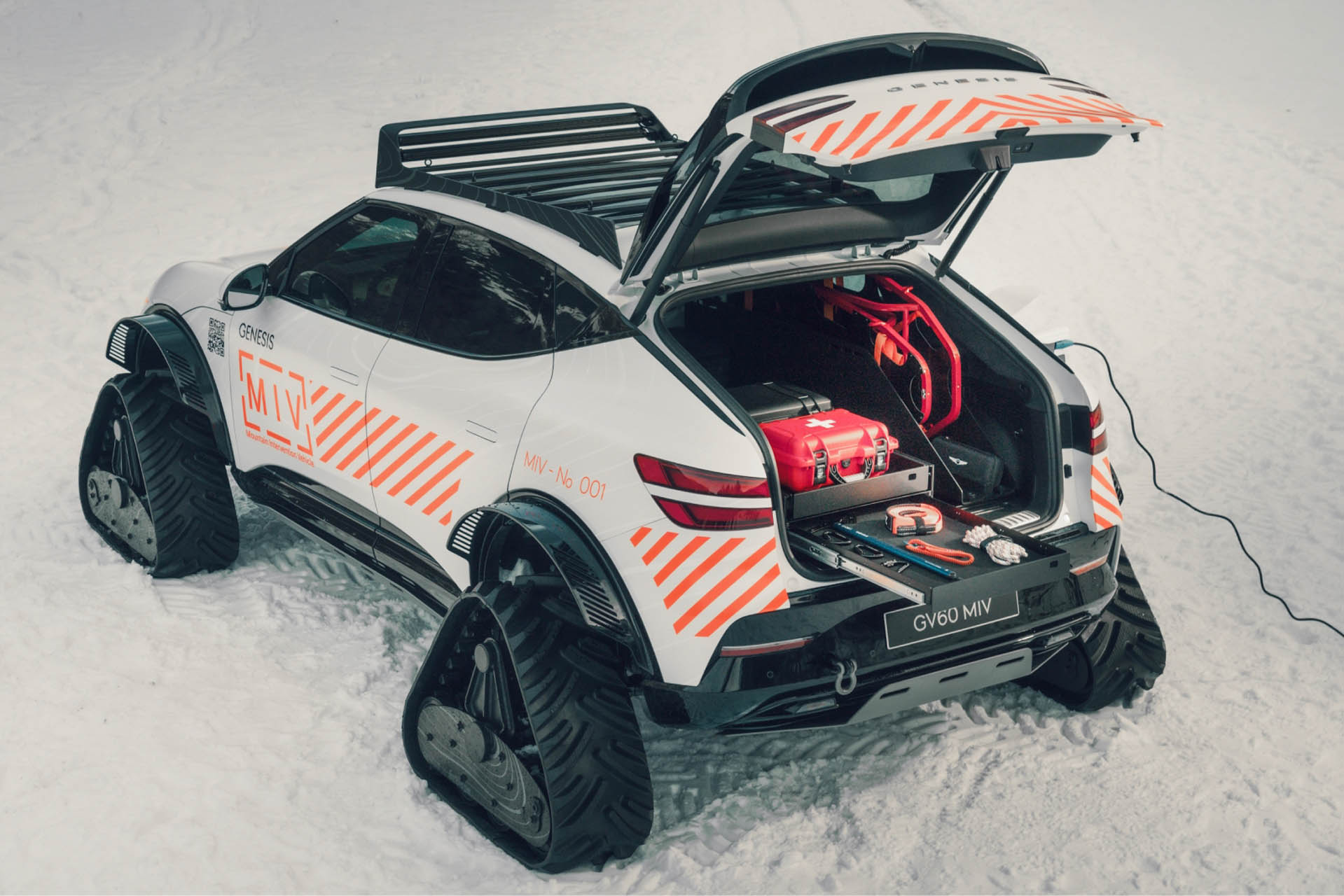 genesis gv60 mountain Intervention vehicle concept 01