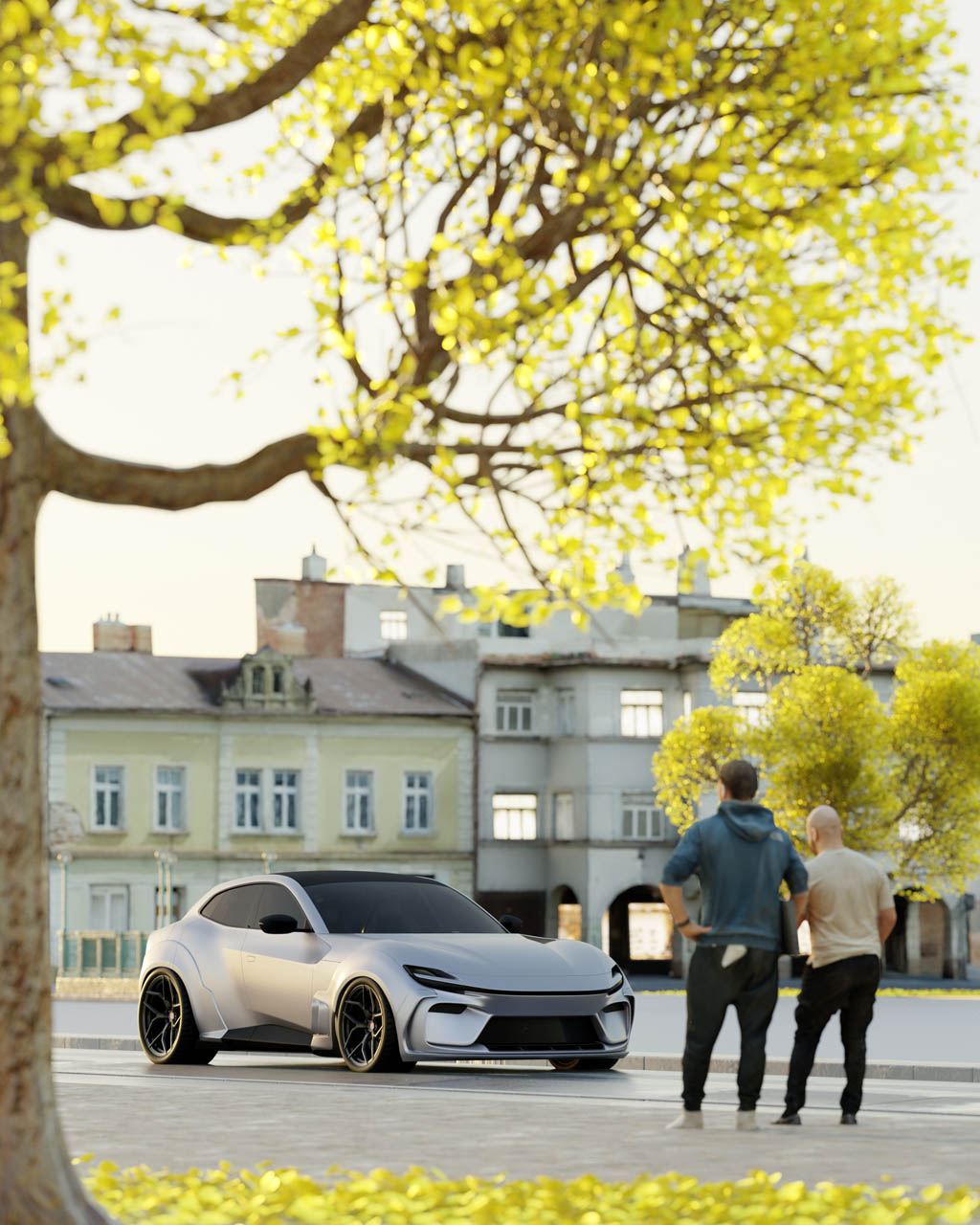 POGEA RACING Purosangue Widebody City Silber