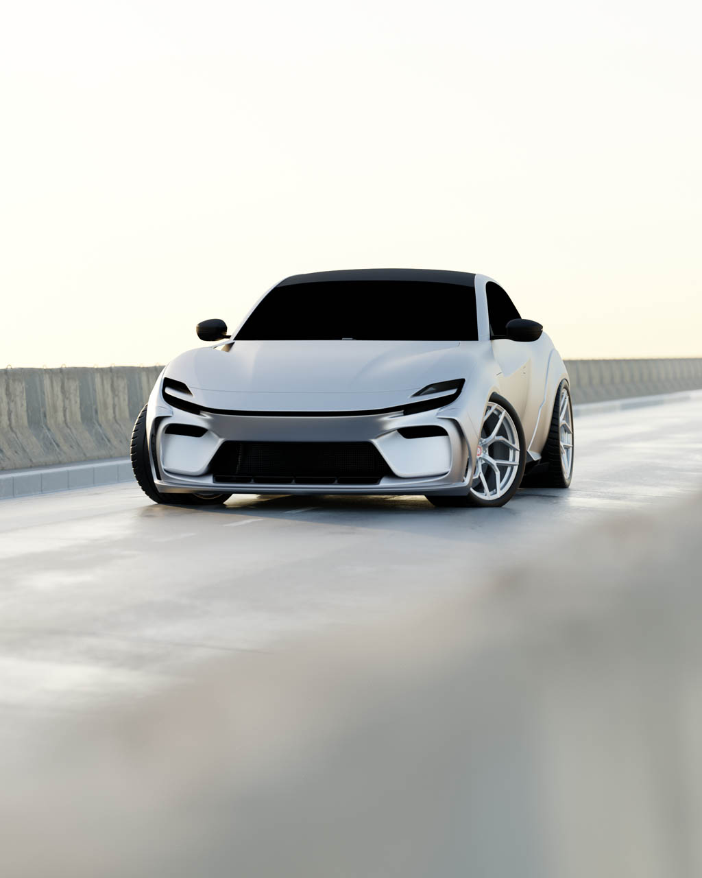 POGEA RACING Purosangue Widebody Highway Grau