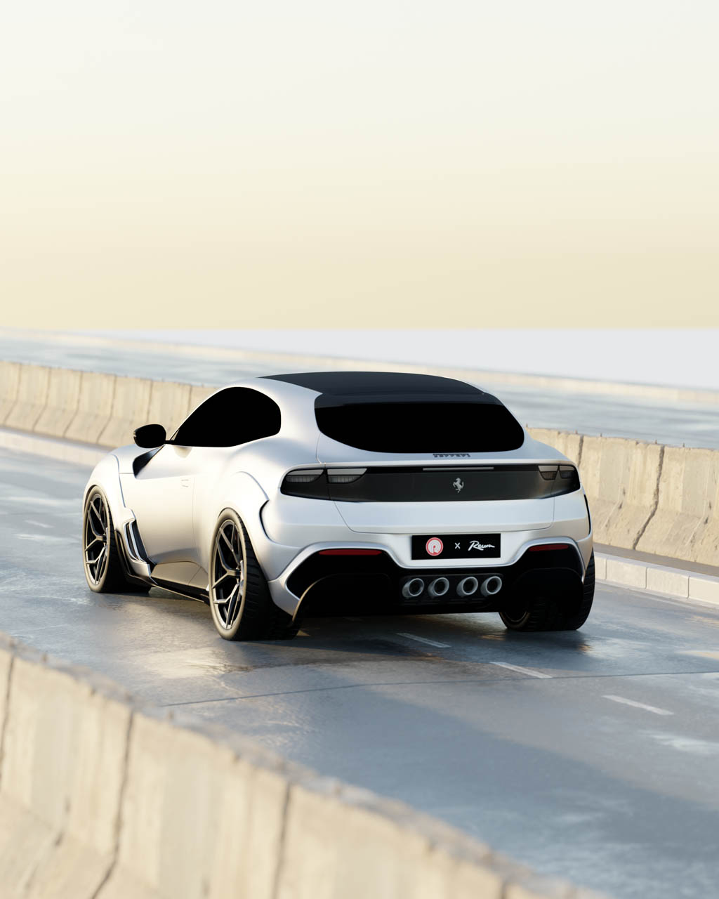 POGEA RACING Purosangue Widebody Highway Grau 8
