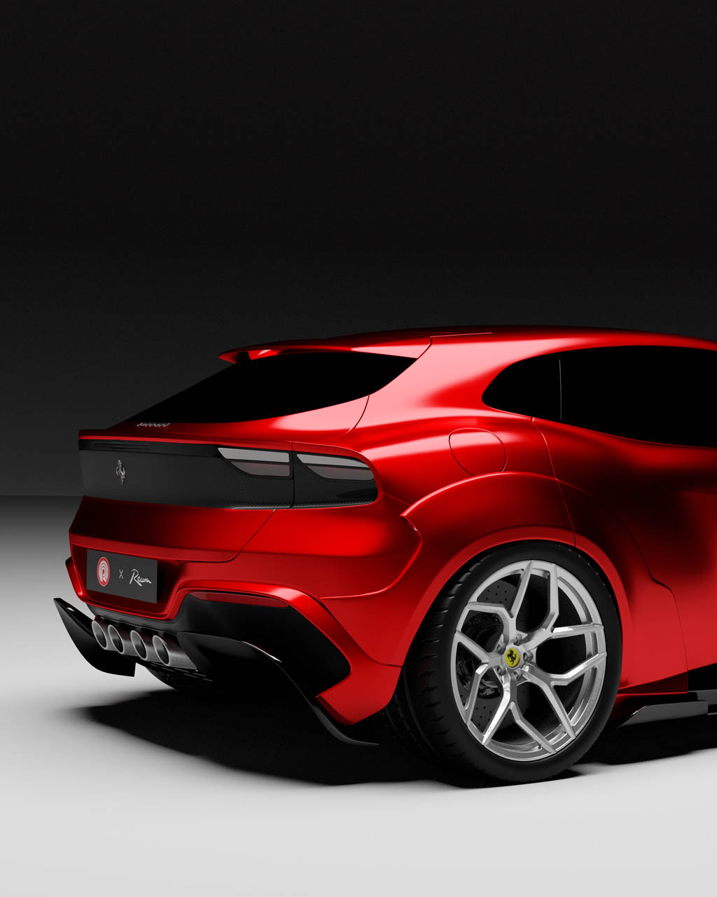POGEA RACING Purosangue Widebody Studio rot 6