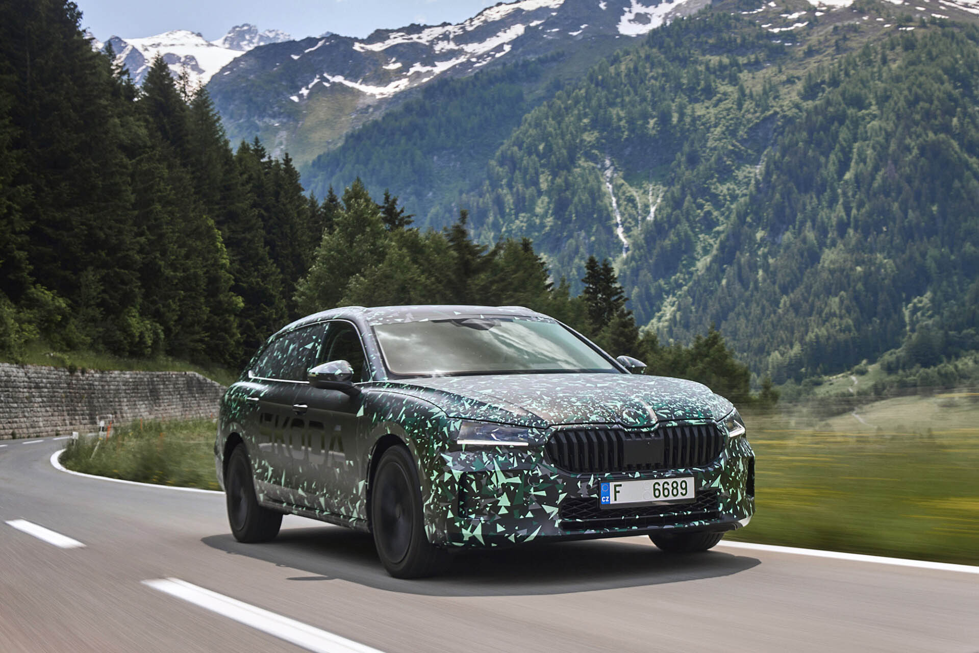 Skoda Superb camouflage 16