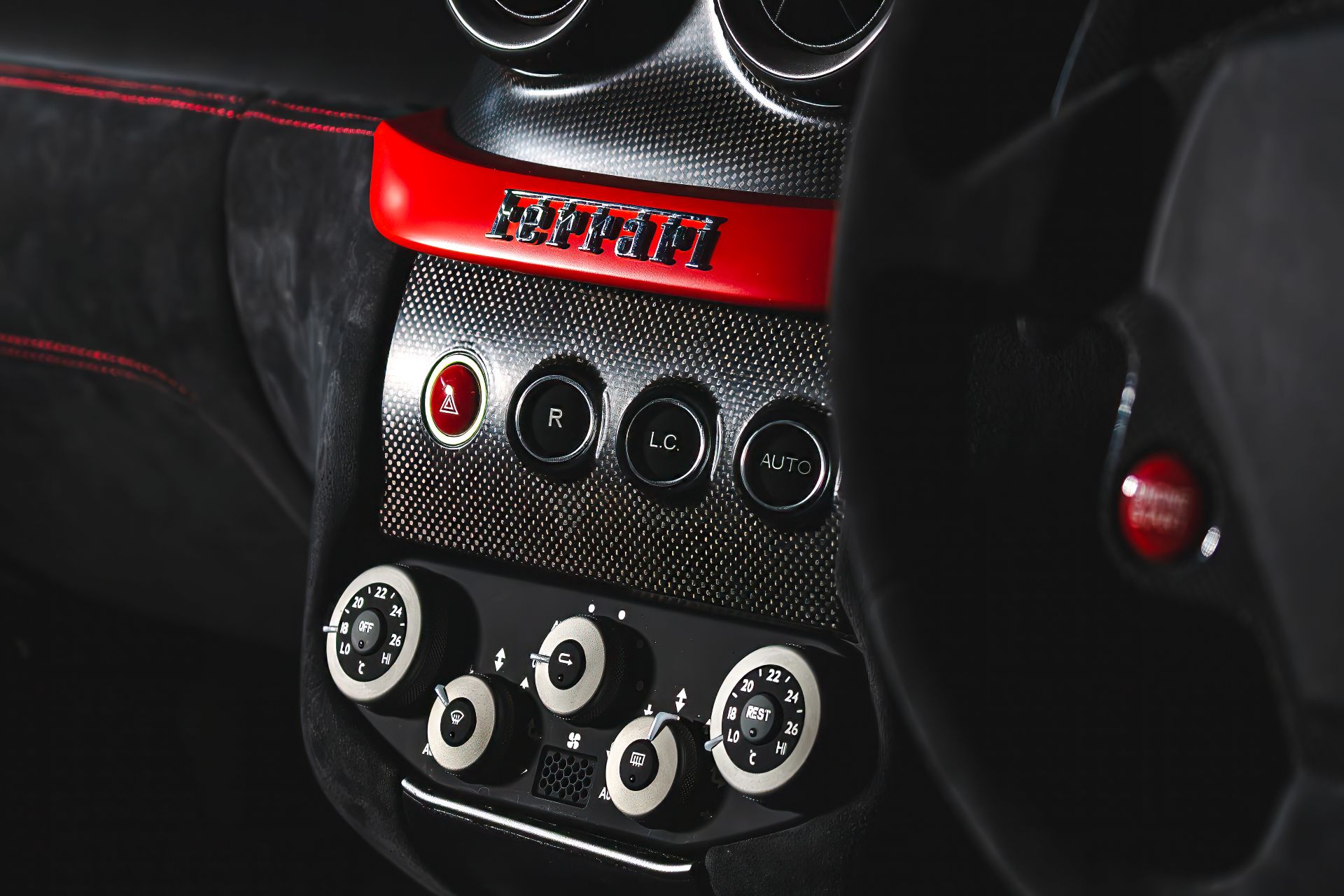 TALOS Ferrari XXT carbon centre console