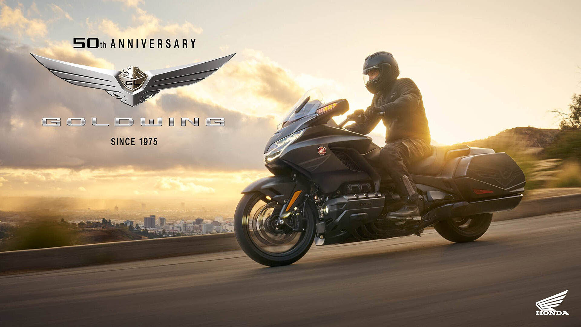 527603 25YM Honda GL1800 Gold Wing and Gold Wing Tour models celebrate half a